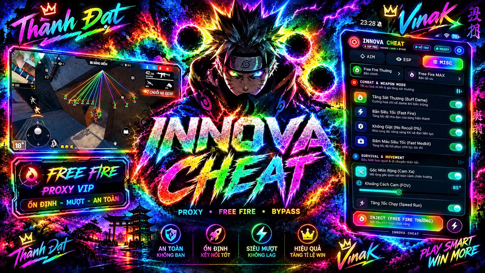 INNOVA CHEAT CÀI TRỰC TIẾP